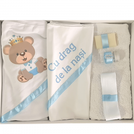 Trusou pentru botez imprimat cu Ursuleț Bleo [1]