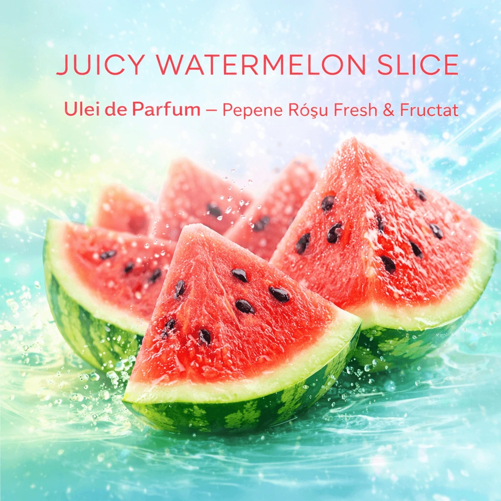 Ulei de Parfum – Lumânări & Săpun - Ulei de Parfum Juicy Watermelon Slice - Pepene Roșu Fresh & Fructat - 50ml