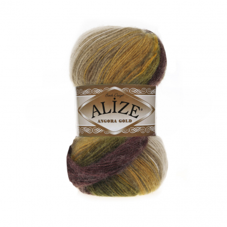 Fire de tricotat Alize - angora gold batik 5850 - alize