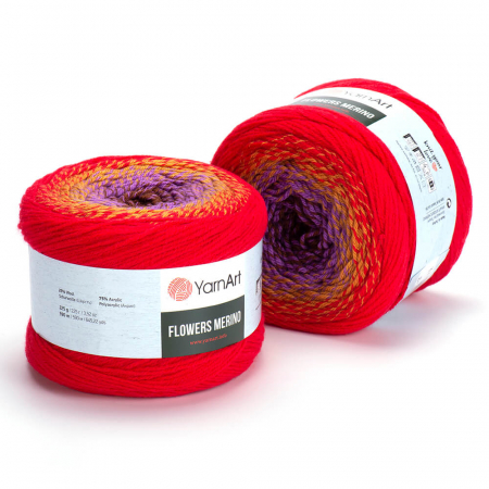 Fire de tricotat Yarn Art - flowers merino 541 - yarnart
