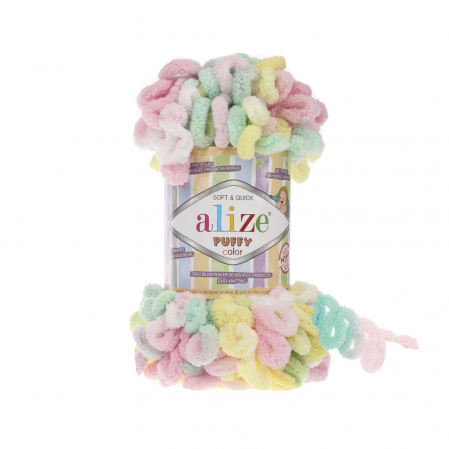 Fire de tricotat Alize - puffy color 5862 - alize