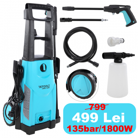 Aparate de spalat cu presiune - Aparat spalat cu presiune turbojet 135bar 1800W