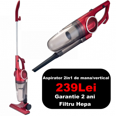 Aspiratoare - Aspirator 2in1 Samus STICK &HANDY ECO-POWER cu fir