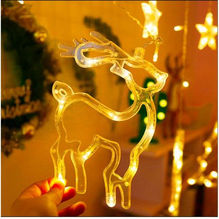 Instalatie figurine Craciun lumina calda [2]