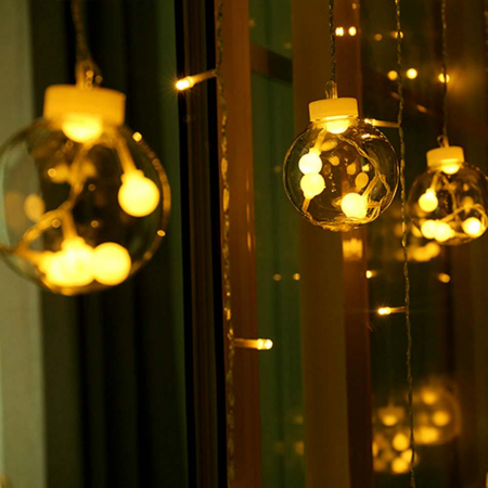 Instalatie globuri cu led, lumina calda 3 m [2]