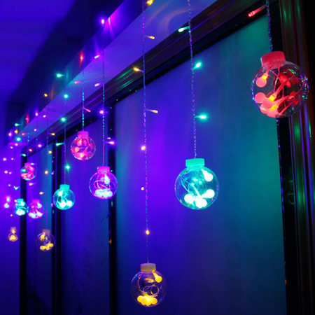 Instalatie globuri cu leduri multicolore 3 m [1]