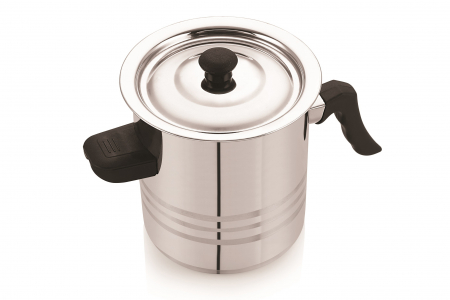 Oale pentru fiert lapte, 2L,inox perete dublu cu fluier pentru avertizare [2]