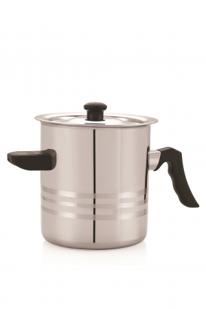 Oale pentru fiert lapte, 3L,inox perete dublu cu fluier pentru avertizare [1]