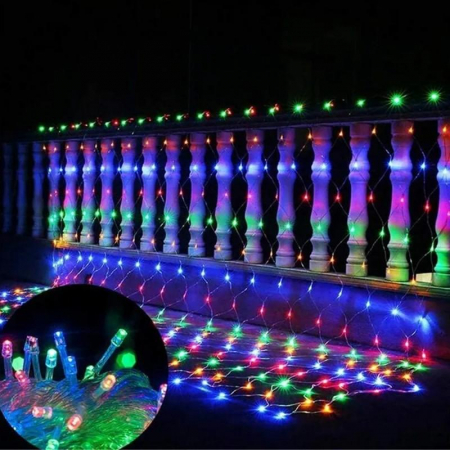 Plasa multicolor 320 LED 3x2m [0]