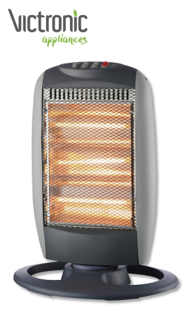 Incalzire - Radiator electric cu halogen, 400/800/1200W, Victronic VC3197
