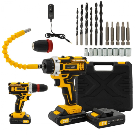 Casa si gradina - Trusa autofiletanta pe acumulator 21V , 2x acumulatori inclusi