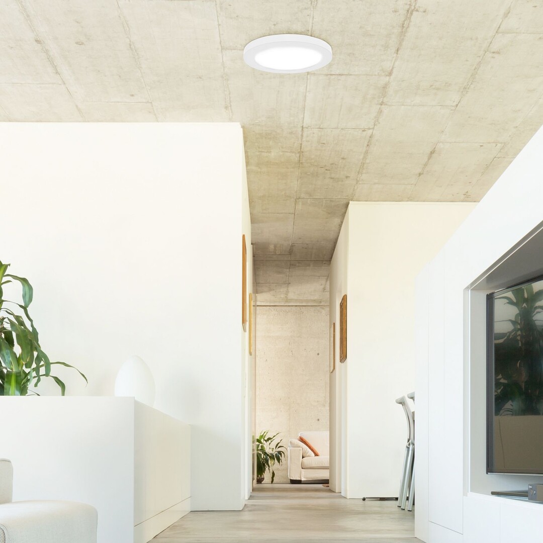Plafoniera cu senzor Rabalux Sonnet LED 18W 1880lm 4000 metal white stil funcțional 230V, 50Hz IP20 1491 [7]