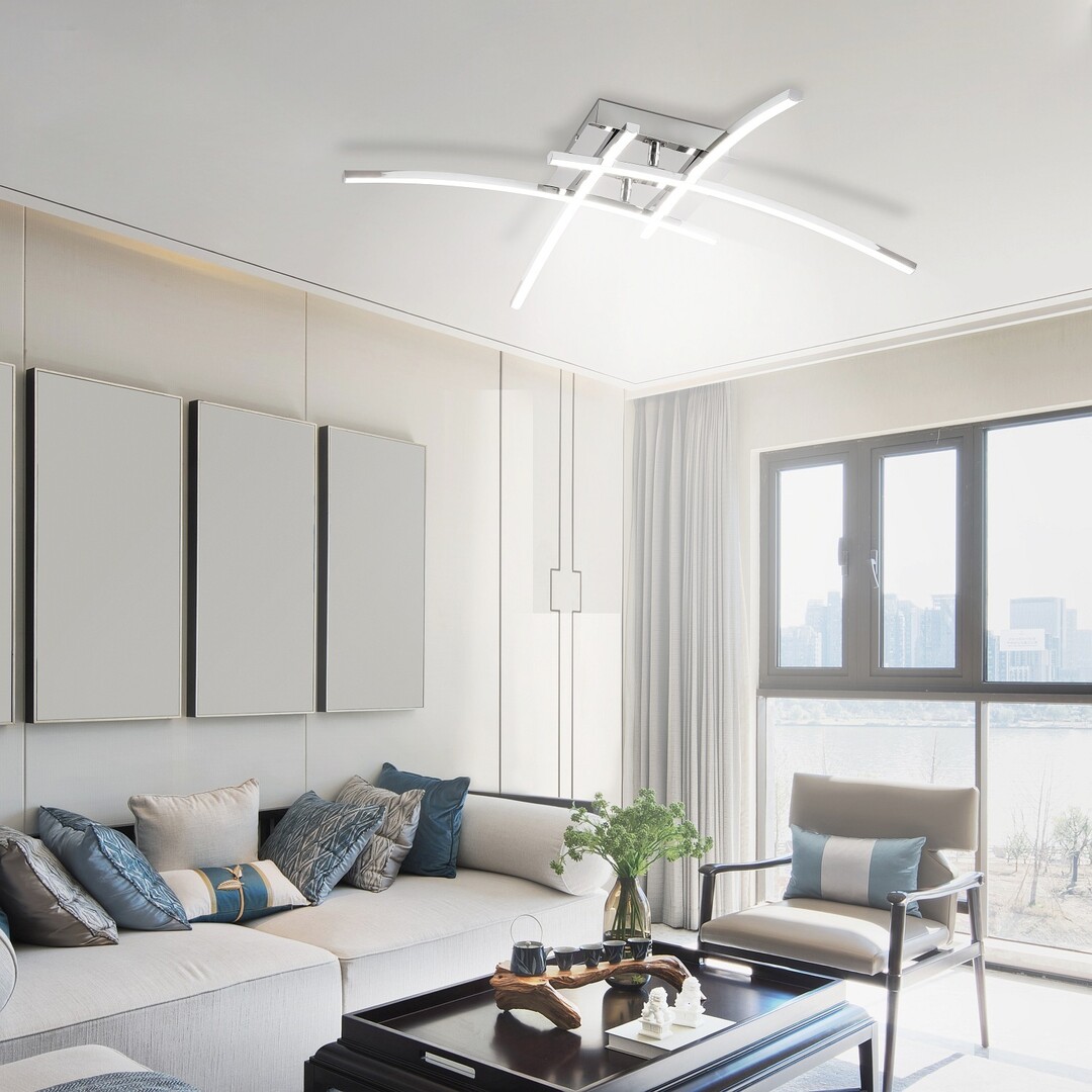 Plafoniera Rabalux Alexis LED 4x 6W 1920lm 4000 metal chrome stil minimal 230V, 50Hz IP20 2503 [5]