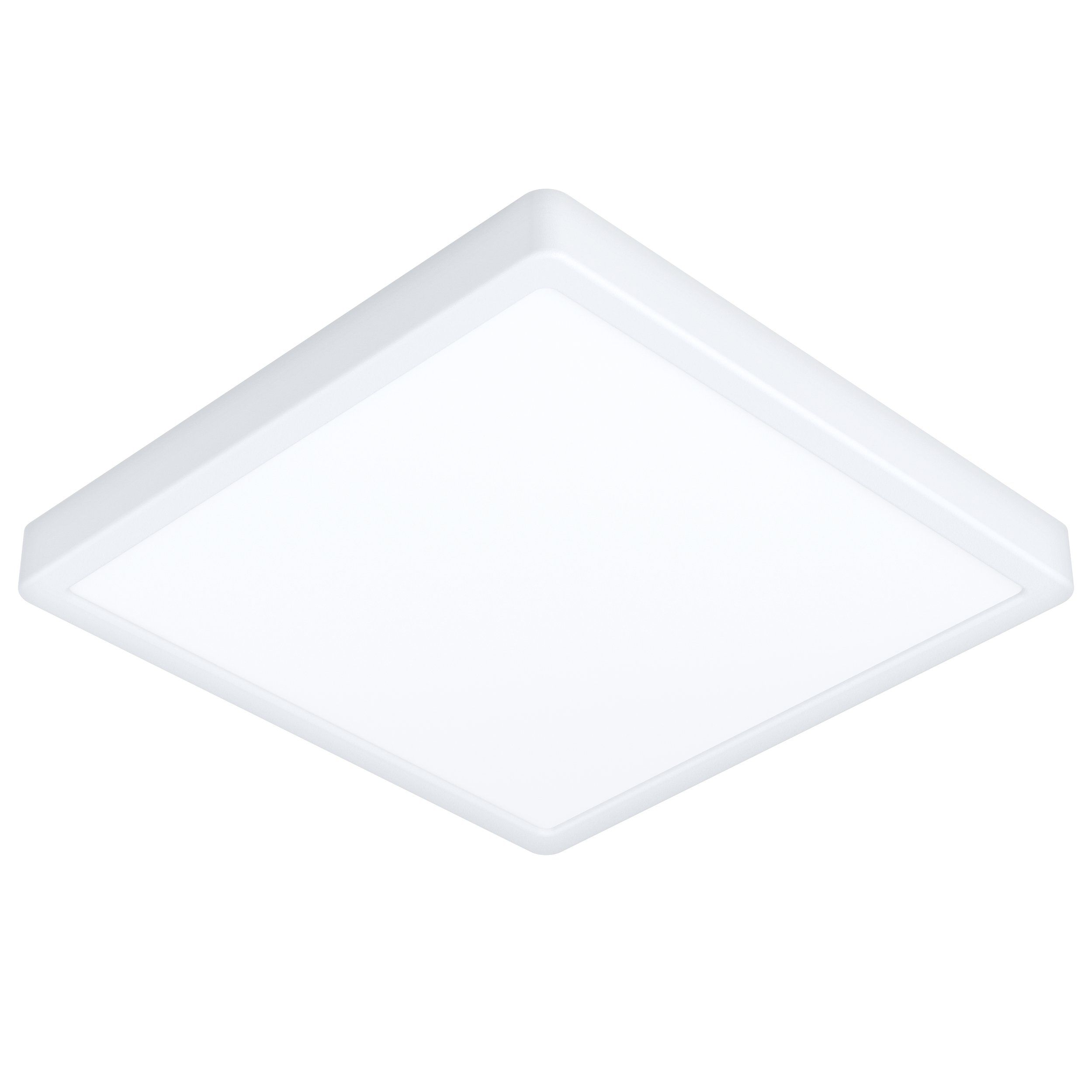 ILUMINAT - Plafoniera EGLO Fueva 6 901337 LED 13W 2700K, 4000K, 6500K 2100lm 220-240V,50/60Hz L 290mm x l 290mm x H 25mm plastic alb plastic alb IP44