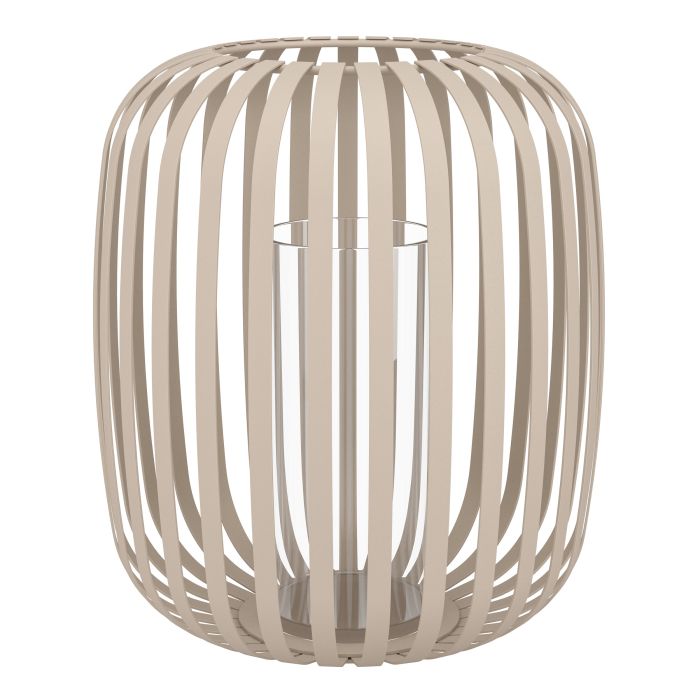 Veioze - Veioza (Suport pentru lumânări tip pastila) EGLO Romazzina 422775  H 372mm x Ø324mm metal sandy sticla transparenta IP20