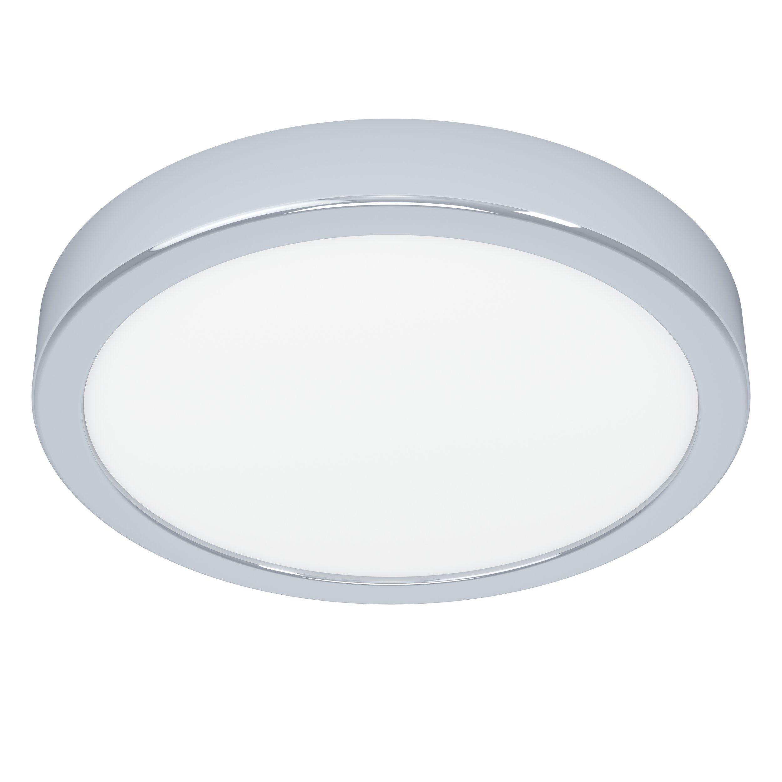 ILUMINAT - Plafoniera EGLO Fueva 6 901763 LED 11,5W 2700K, 4000K, 6500K 1550lm 220-240V,50/60Hz H 25mm x Ø211mm otel crom plastic alb IP44