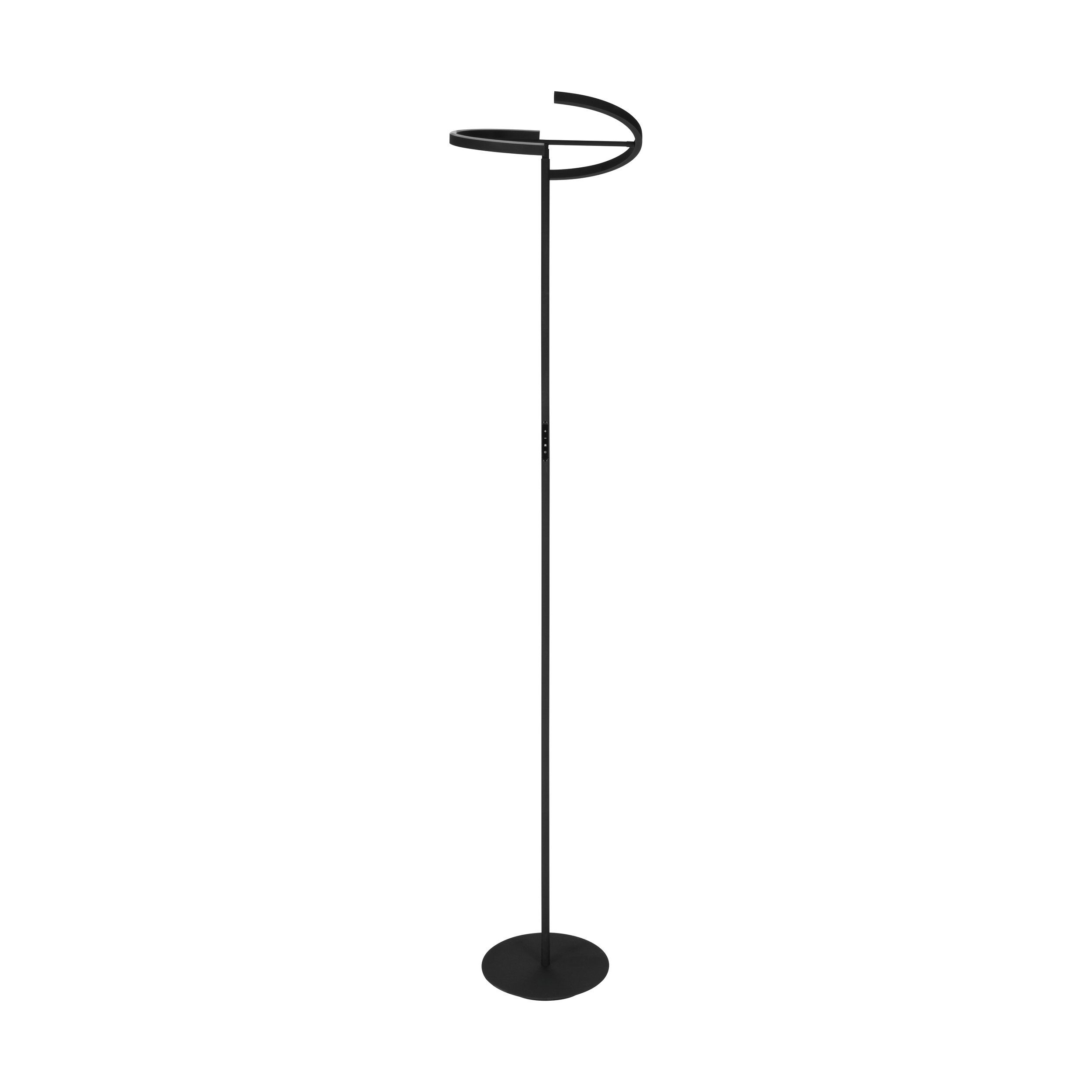 Lampadare - Lampadar EGLO Castelpoto 901972 LED 2X8,8W 3000K 2000lm 220-240V,50/60Hz H 1800mm x Ø400mm otel negru plastic alb IP20