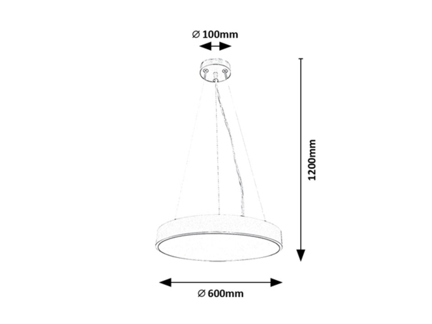 Lustra Rabalux Tesia LED 60W 3500lm 3000-6000 metal silver stil modern 230V, 50Hz IP20 71042 [7]