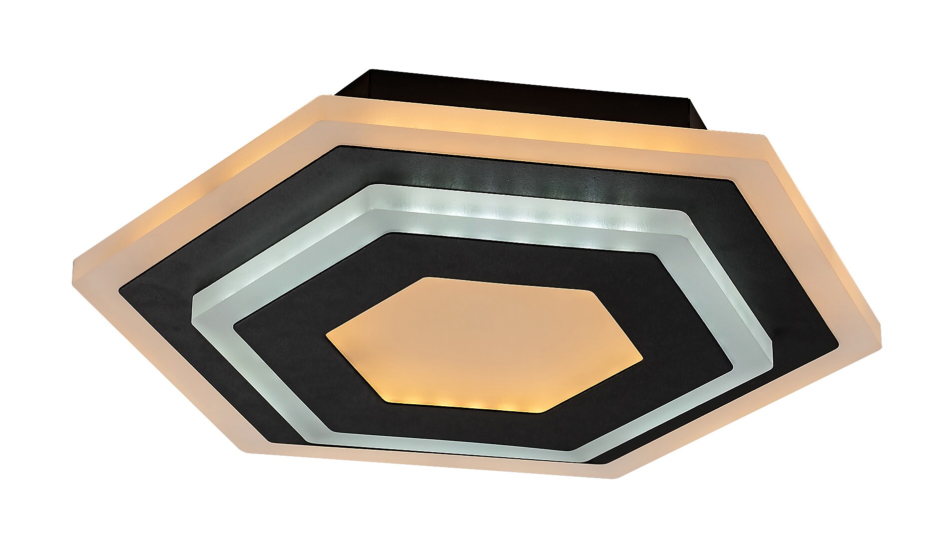 ILUMINAT - Plafoniera Rabalux Bitsi LED 23W 1000lm 3000+6000 metal black stil modern 230V, 50Hz IP20 71113