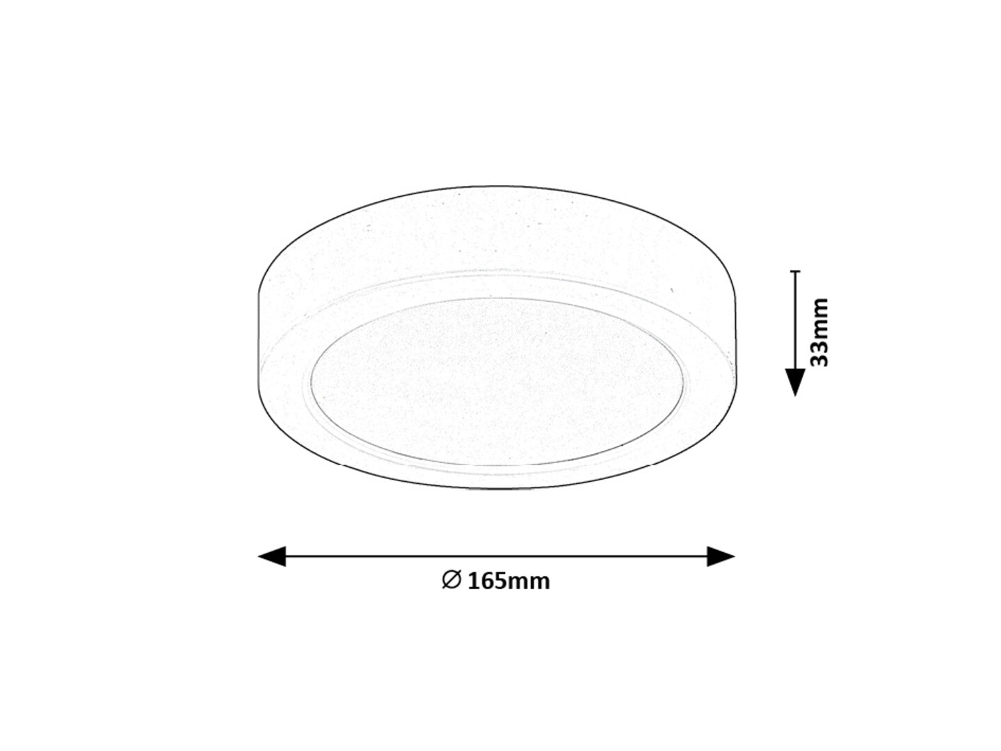Plafoniera Rabalux Shaun2 LED 15W 1450lm 4000 plastic black stil minimal 230V, 50Hz IP20 71199 [7]