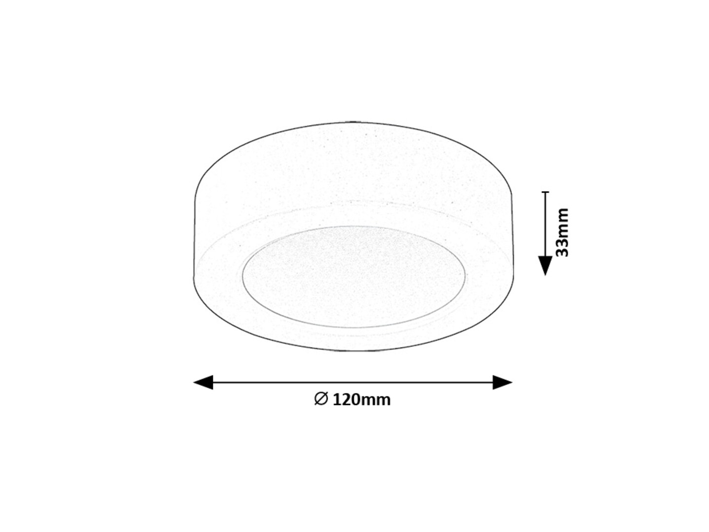 Plafoniera Rabalux Shaun2 LED 7W 670lm 3000 plastic white stil minimal 230V, 50Hz IP20 71204 [6]