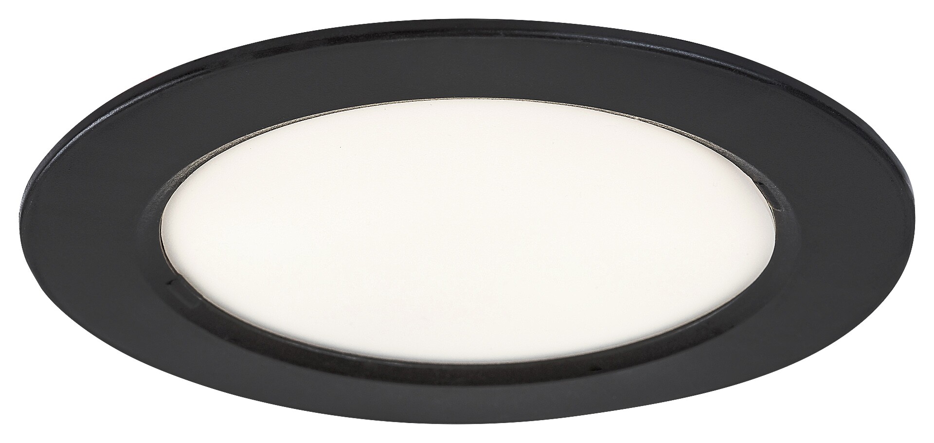 ILUMINAT - Spot incastrat slim fix Rabalux Shaun2 LED 6W 420lm 4000 plastic black stil minimal 230V, 50Hz IP20 71241