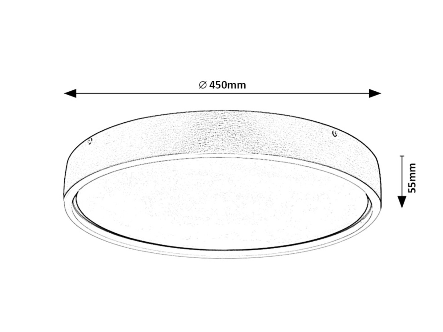 Plafoniera Rabalux Dewson LED 37W 2480lm 3000 metal aluminium stil modern 230V, 50Hz IP20 71289 [5]
