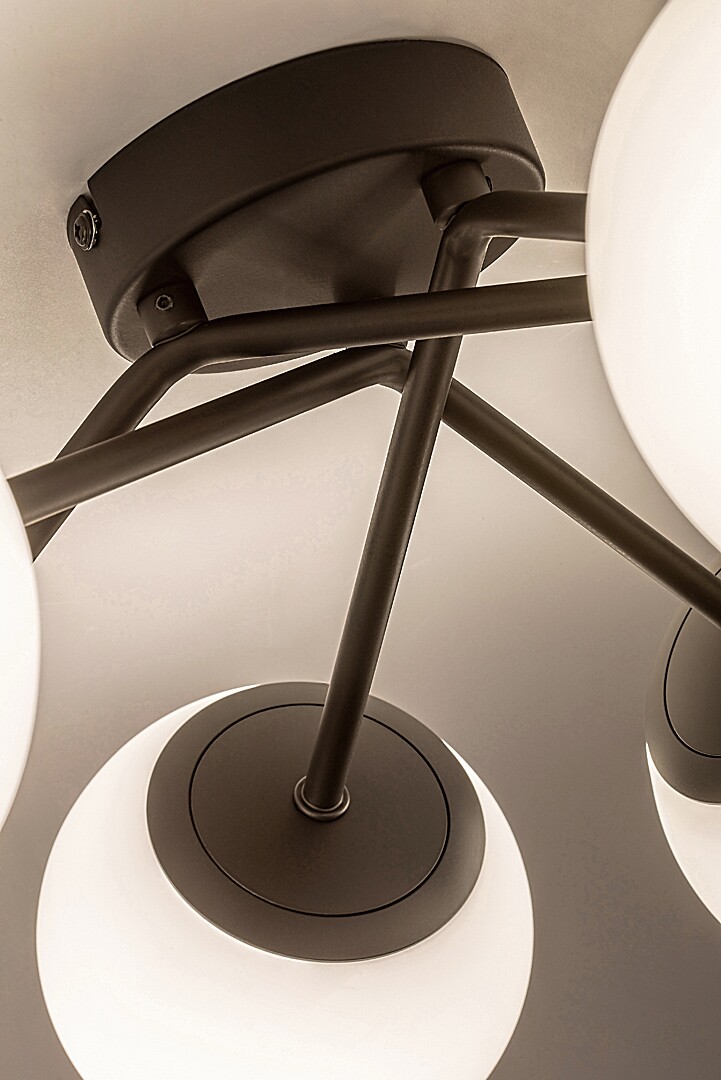 Lustra Rabalux Meduza E14 E14 6x MAX 20W   metal mat black stil scandinav 230V, 50Hz IP20 71294 [2]