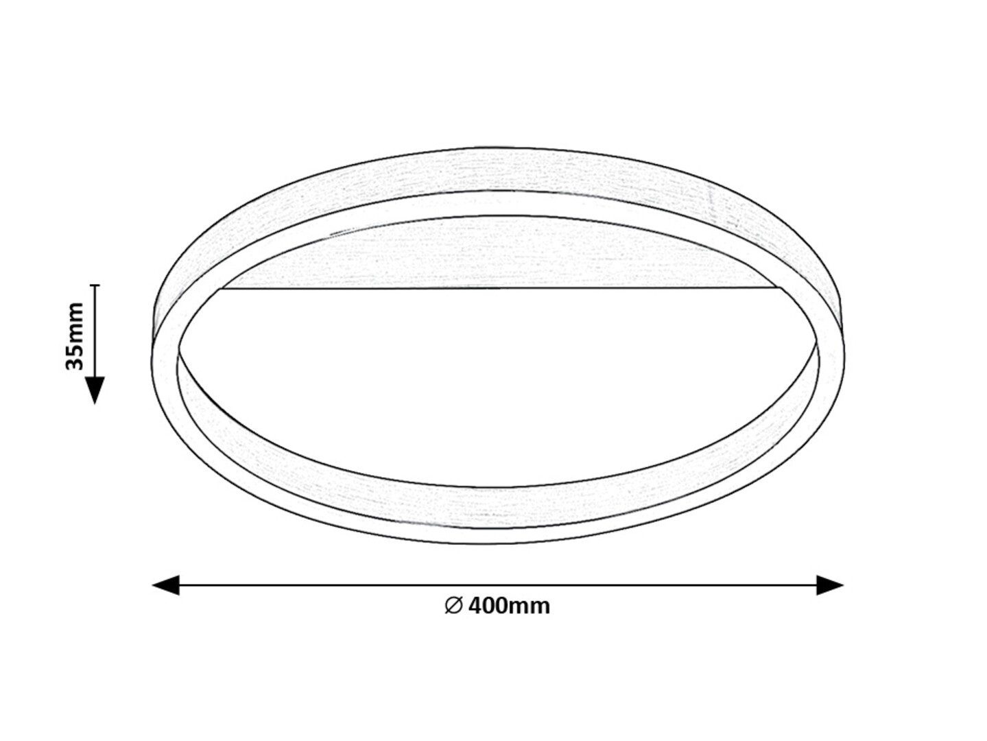 Plafoniera Rabalux Thrac LED 20W 1350lm 4000 metal aluminium stil modern 230V, 50Hz IP20 71311 [6]