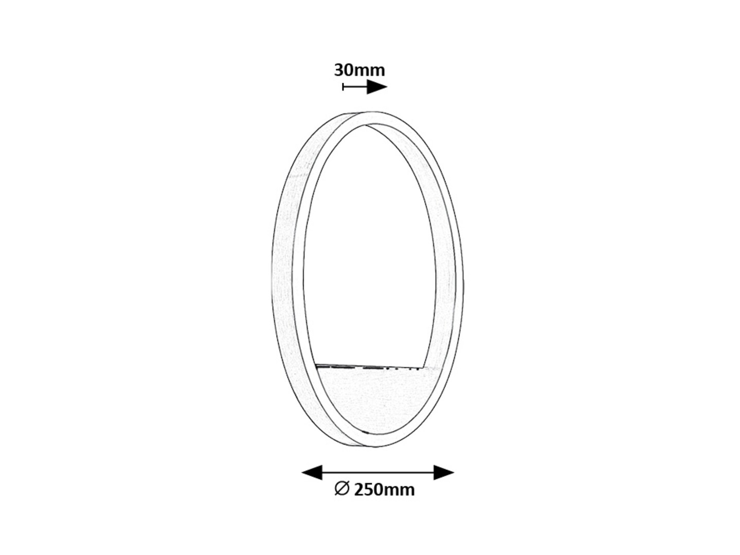 Aplica Rabalux Thrac LED 15W 1000lm 4000 metal aluminium stil modern 230V, 50Hz IP20 71312 [6]