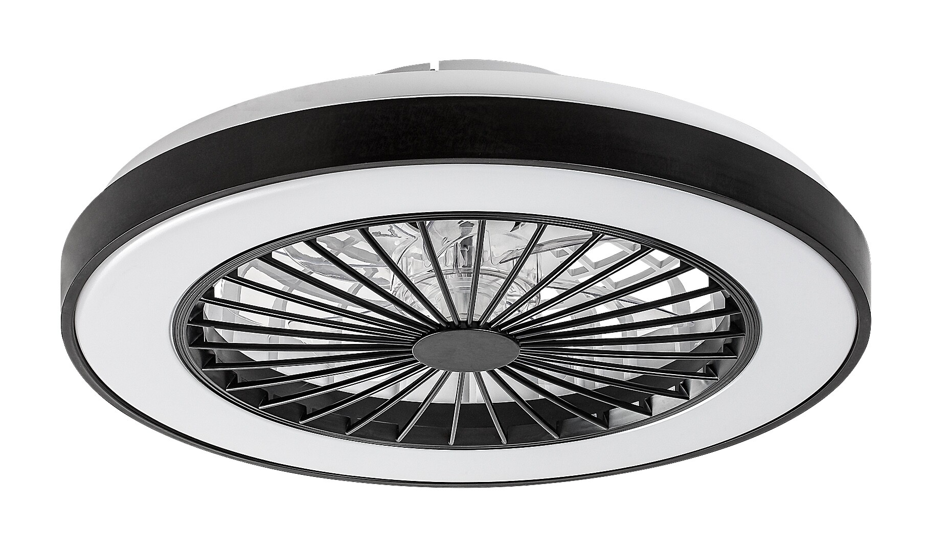 Ventilator Rabalux Dalfon2 LED 40W 2200lm 3000, 4000, 6000 plastic black stil funcțional 230V, 50Hz IP20 71336 [1]