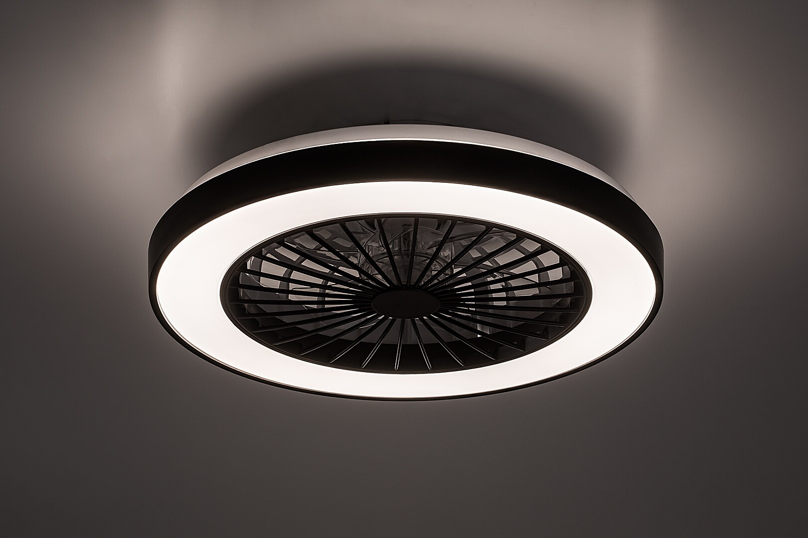 Ventilator Rabalux Dalfon2 LED 40W 2200lm 3000, 4000, 6000 plastic black stil funcțional 230V, 50Hz IP20 71336 [3]