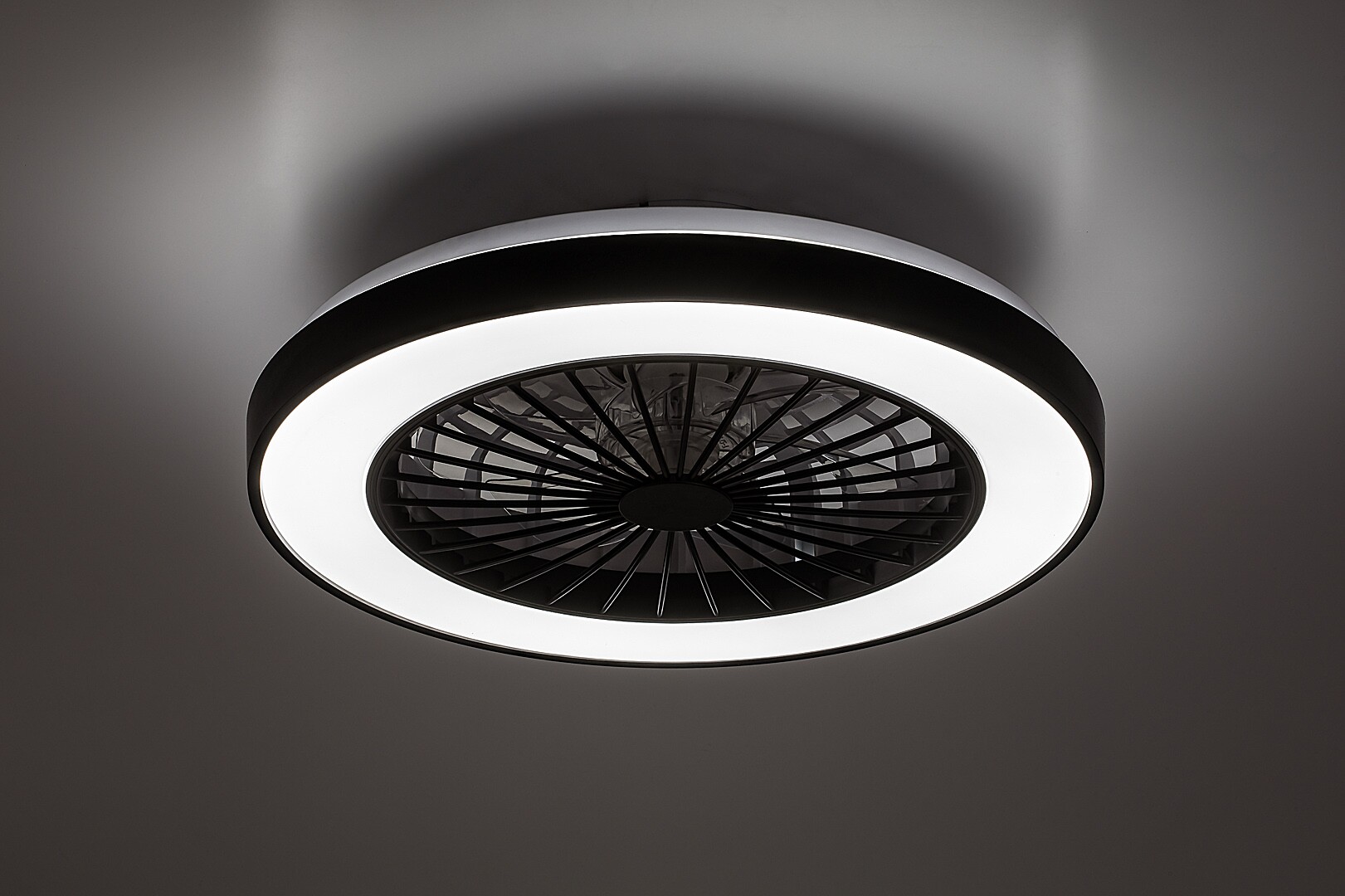 Ventilator Rabalux Dalfon2 LED 40W 2200lm 3000, 4000, 6000 plastic black stil funcțional 230V, 50Hz IP20 71336 [4]