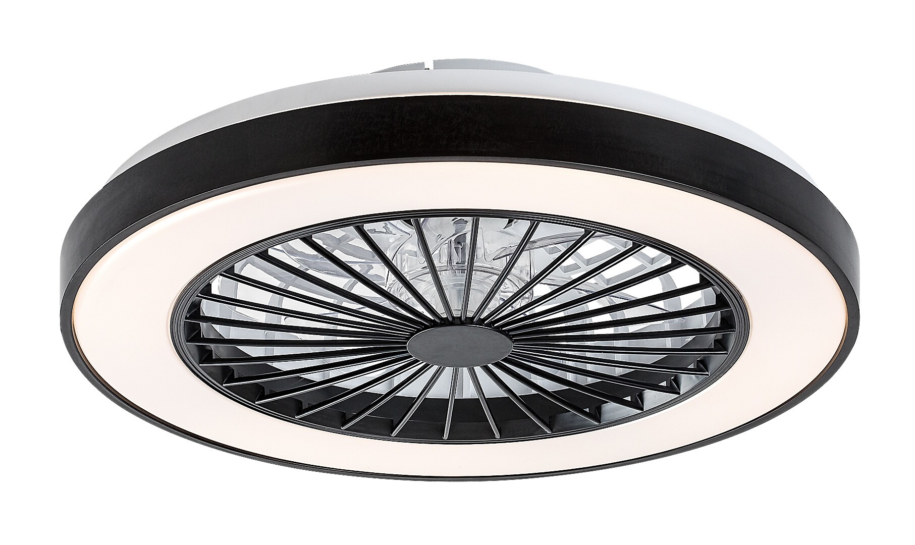 Ventilator Rabalux Dalfon2 LED 40W 2200lm 3000, 4000, 6000 plastic black stil funcțional 230V, 50Hz IP20 71336 [0]