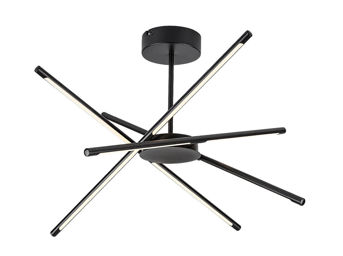 Plafoniere - Plafoniera Rabalux Henli2 LED 40W 2800lm 3000K metal plastic negru alb IP20