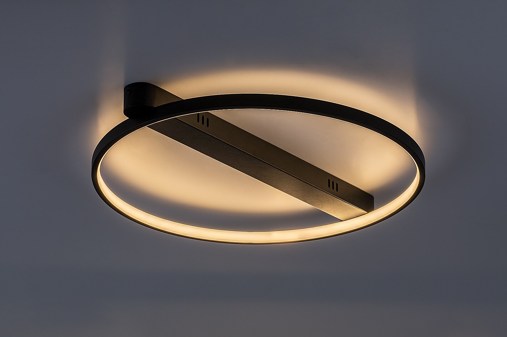 Plafoniera Rabalux Beliza LED 45W 3200lm 3000K metal silicon negru alb IP20 [3]