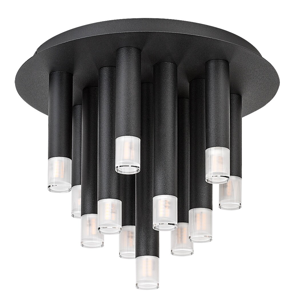 Plafoniera Rabalux Ramira G9 13x MAX 5 metal acril negru IP20 [2]