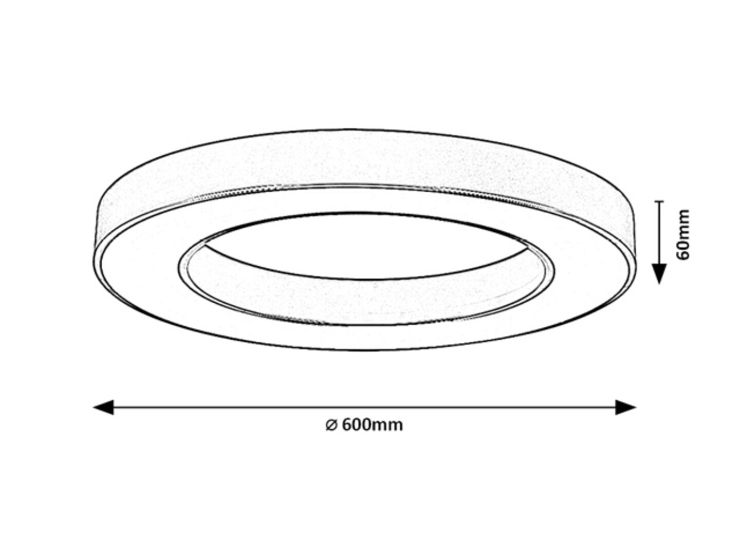 Plafoniera Rabalux Cirano LED 45W 2700lm 3000-6500 metal black stil modern 230V, 50Hz IP20 71361 [6]