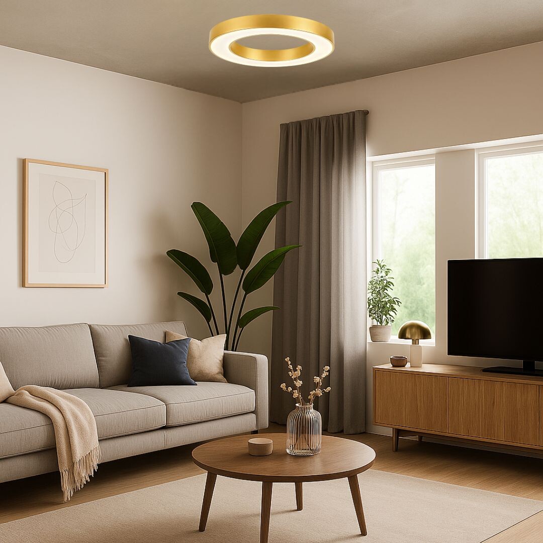 Plafoniera Rabalux Cirano LED 24W 1420lm 3000, 4000, 6500 metal gold stil modern 230V, 50Hz IP20 71362 [4]