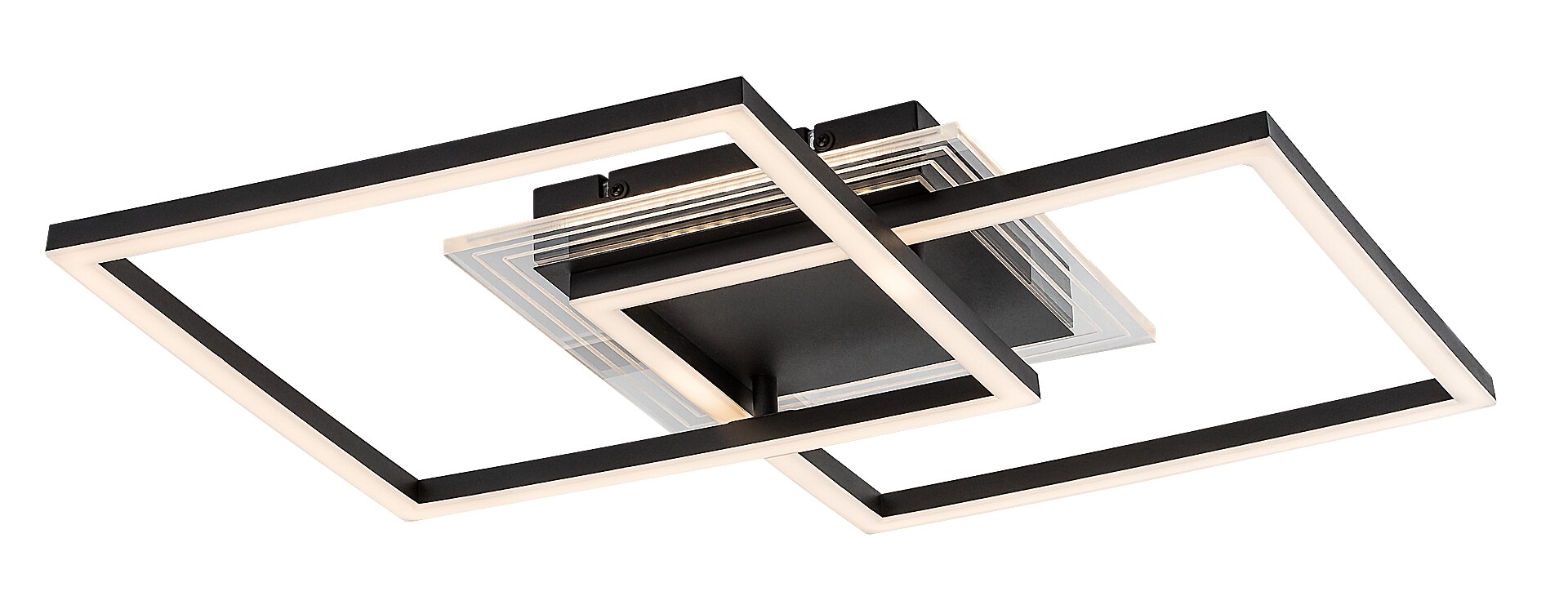 ILUMINAT - Plafoniera Rabalux Ottavia LED 28W 2300lm 3000 metal black stil modern 230V, 50Hz IP20 71372