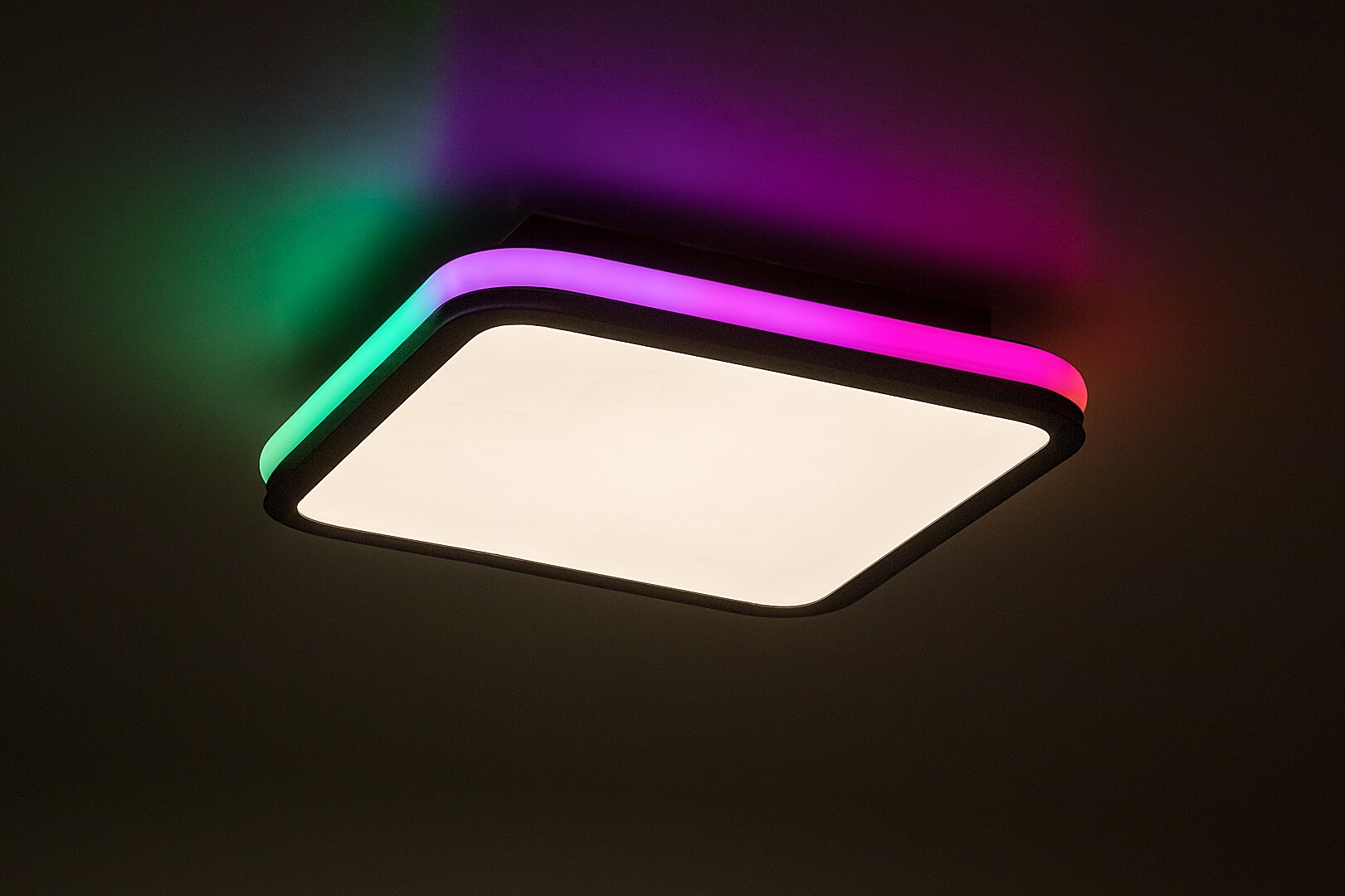 Plafoniera Rabalux Serkan LED 43W 2600lm 3000-6500 metal black stil modern 230V, 50Hz IP20 71399 [5]
