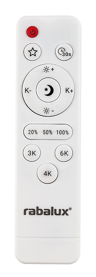 Plafoniera Rabalux Corlet LED 23W 1900lm 3000-6500 metal white stil minimal 230V, 50Hz IP20 71413 [7]