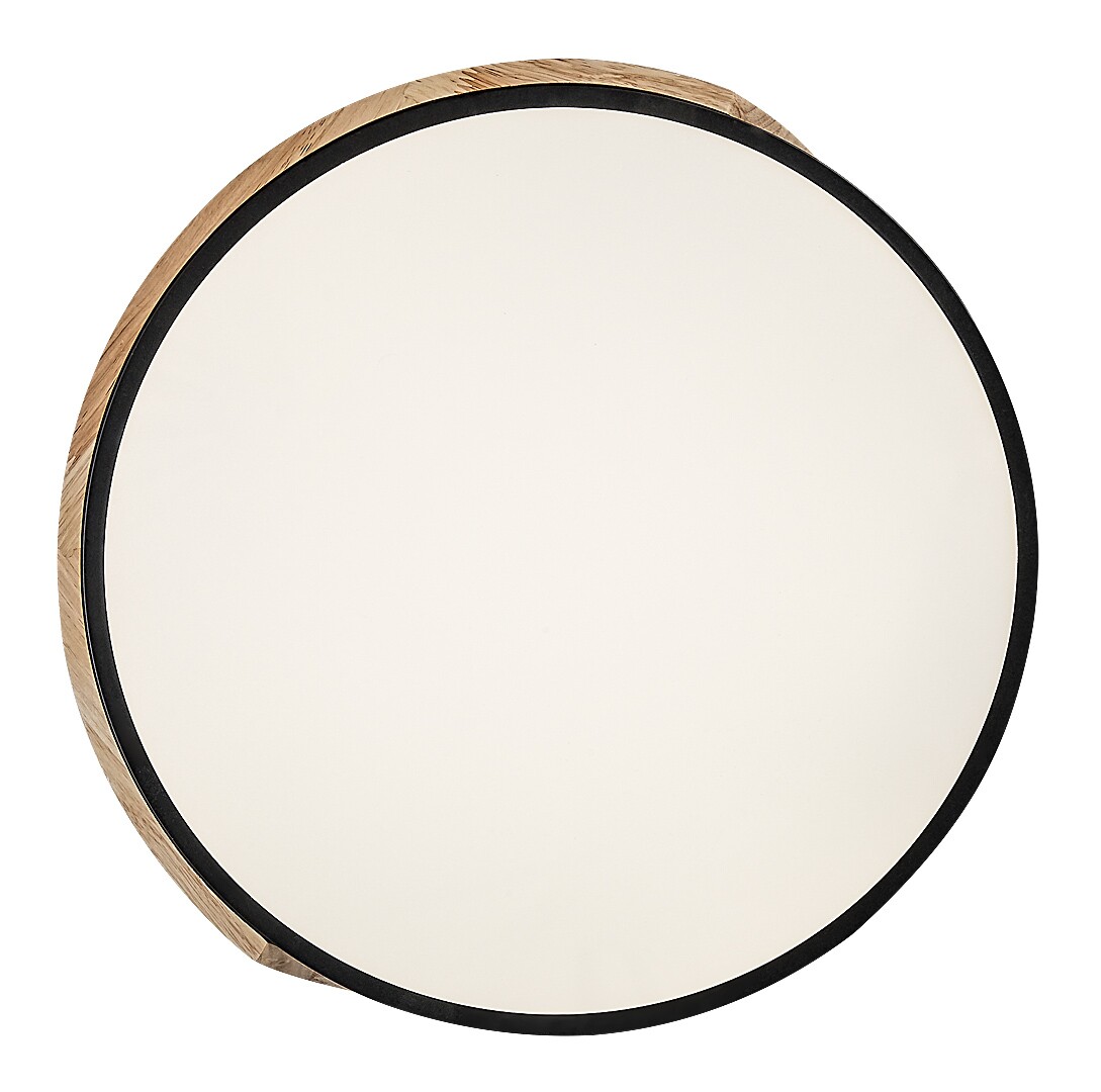 Plafoniera Rabalux Maple2 LED 24W 1900lm 4000 metal/ lemn mat black stil scandinav 230V, 50Hz IP20 71416 [3]