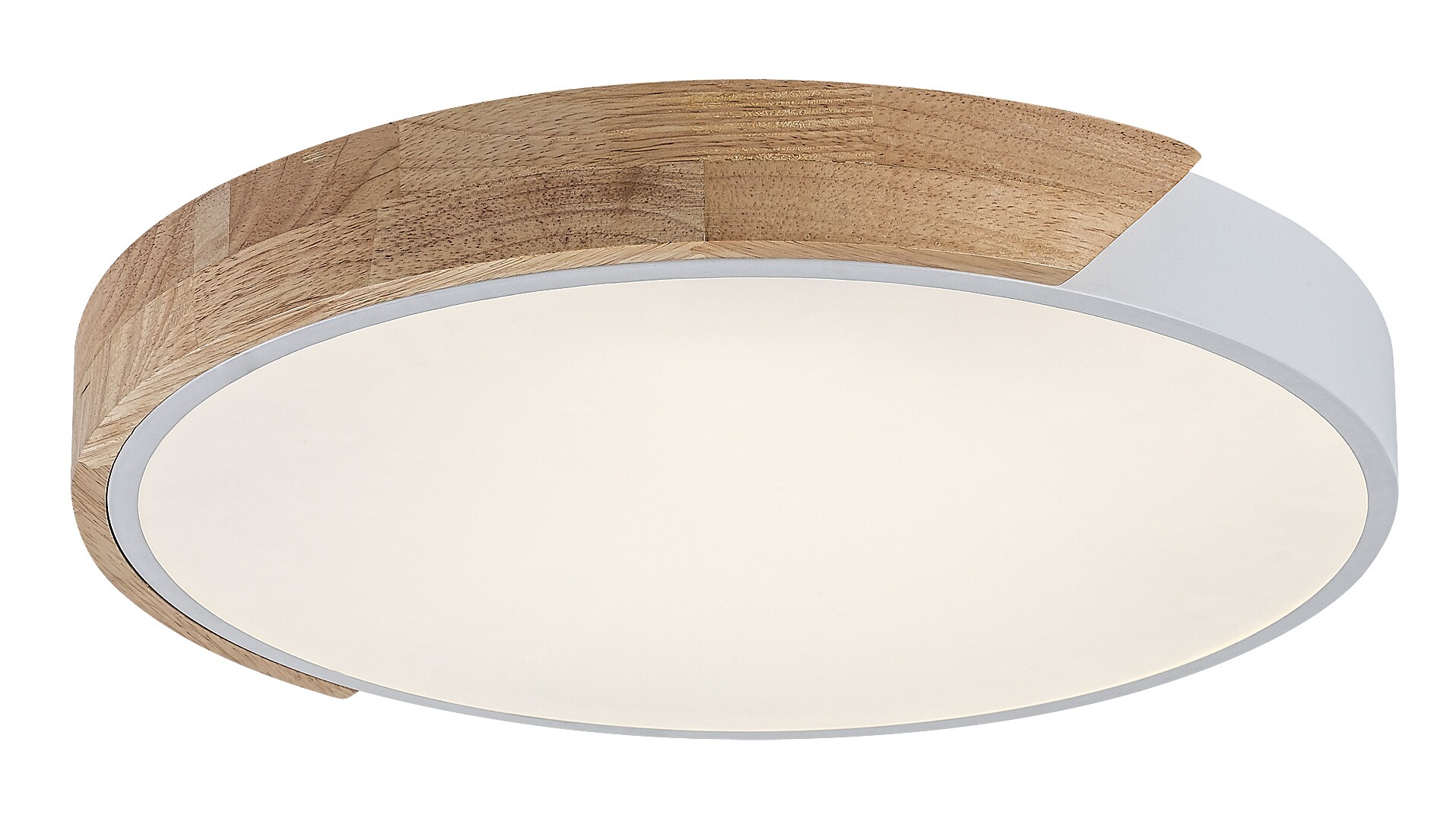 ILUMINAT - Plafoniera Rabalux Maple2 LED 24W 2000lm 3000 metal/ lemn white stil scandinav 230V, 50Hz IP20 71417