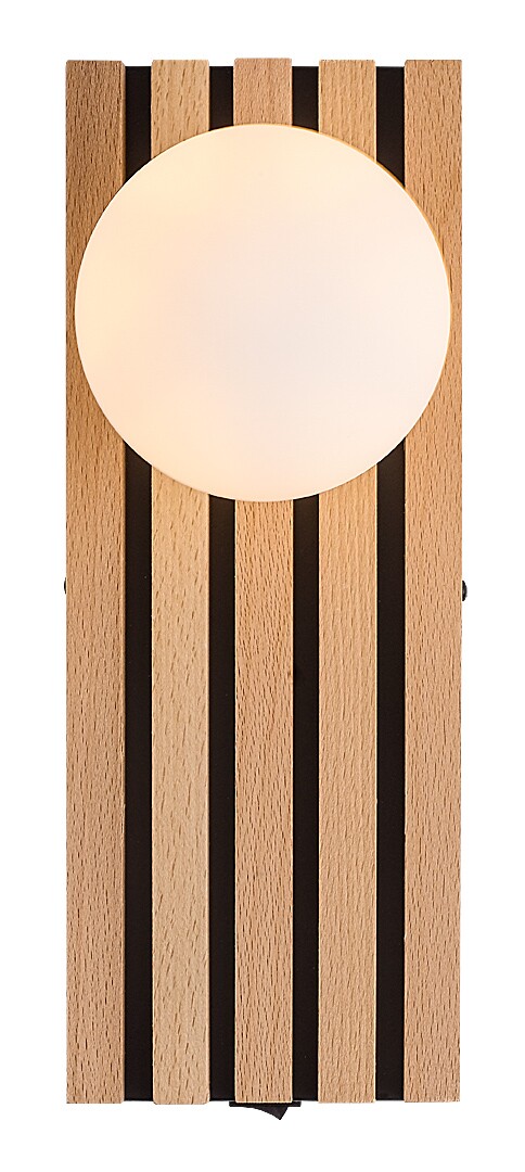 Aplica Rabalux Noxelle G9 G9 1x MAX 5W   lemn mat black wood stil scandinav 230V, 50Hz IP20 71421 [3]