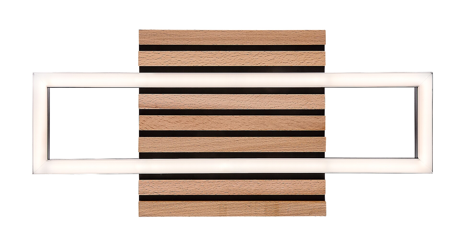 Plafoniera Rabalux Noxelle LED 12W 670lm 3000, 4500, 6000 metal/ lemn mat black wood stil scandinav 230V, 50Hz IP20 71455 [7]