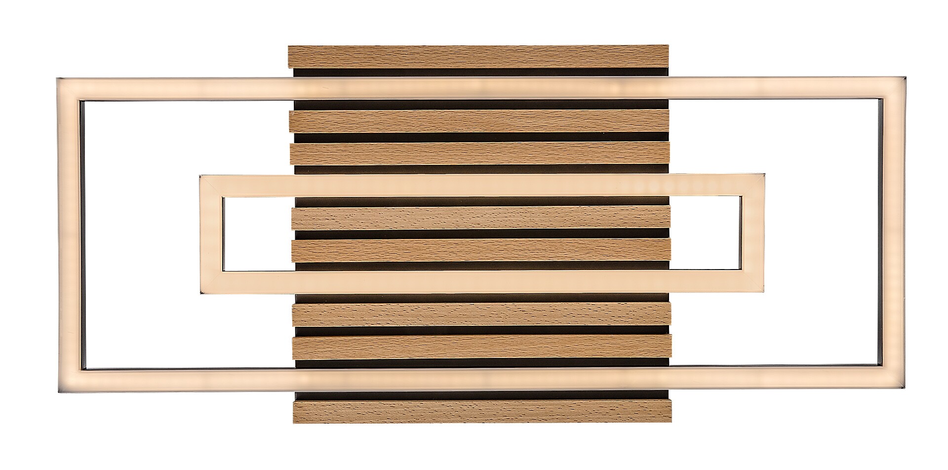 Plafoniera Rabalux Noxelle LED 28W 1580lm 3000, 4500, 6000 metal/ lemn mat black wood stil scandinav 230V, 50Hz IP20 71456 [5]
