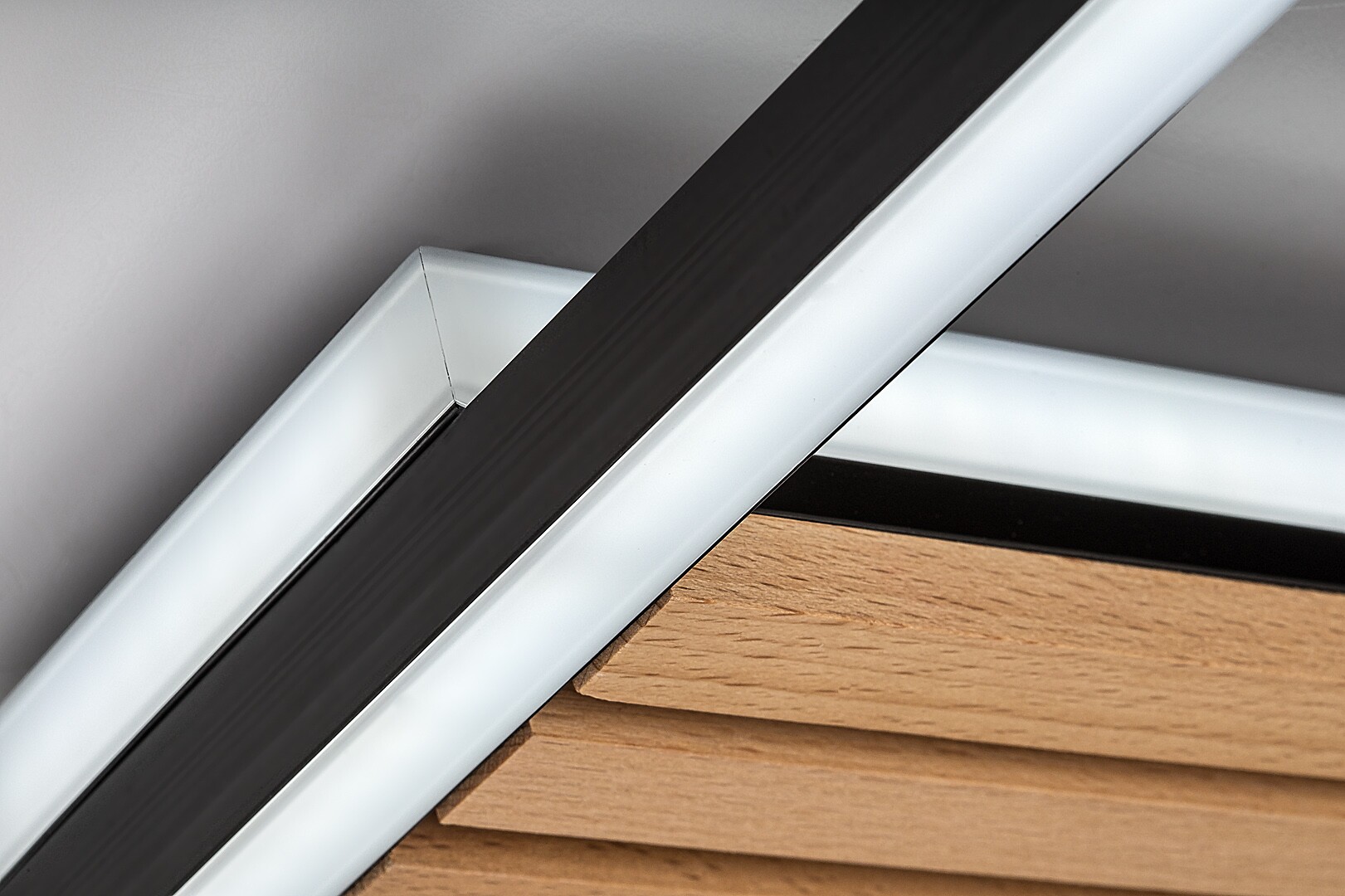 Plafoniera Rabalux Noxelle LED 26W 1360lm 3000, 4500, 6000 metal/ lemn mat black wood stil scandinav 230V, 50Hz IP20 71457 [6]