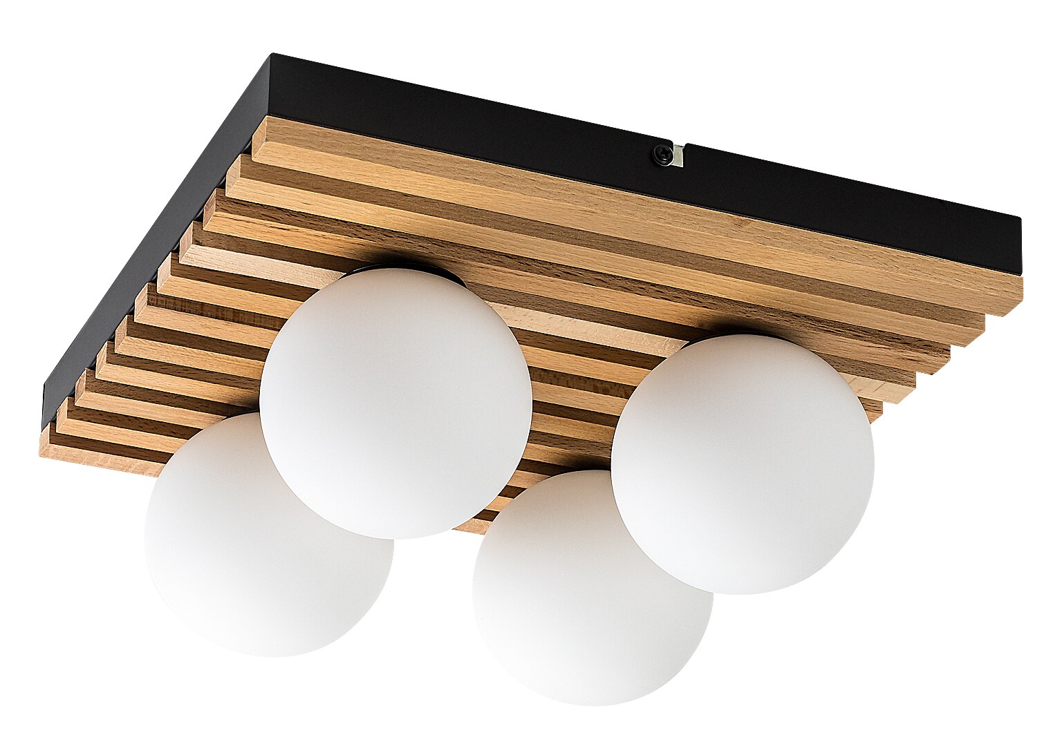 Plafoniera Rabalux Noxelle G9 G9 4x MAX 5W   lemn mat black wood stil scandinav 230V, 50Hz IP20 71462 [1]