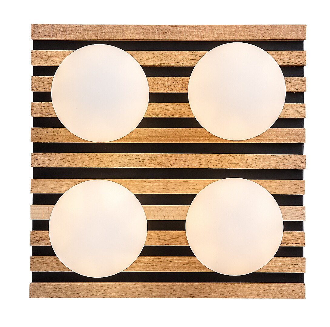 Plafoniera Rabalux Noxelle G9 G9 4x MAX 5W   lemn mat black wood stil scandinav 230V, 50Hz IP20 71462 [3]